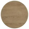 Coaster Fine Furniture 722937 Adina - Round Wood Side End Table - Distressed Light Brown