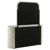 Coaster Fine Furniture 360113M Sonya - 6-Drawer Upholstered Bedroom Dresser With Mirror - Ivory
