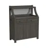Intercon FX-CA-4816-RCV-TOP Flex - Server Hutch - Reclaimed Chevron