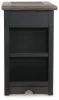 Ashley Furniture T736-7 Tyler Creek - Chair Side End Table - Grayish Brown / Black