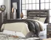 Ashley Furniture B211-58 Drystan - King Panel Headboard - Brown / Beige