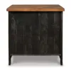 Ashley Furniture T468-3 Valebeck - Rectangular End Table - Black / Brown