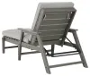 Ashley Furniture P802-815 Visola - Chaise Lounge with Cushion - Gray