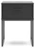 Ashley Furniture EB1865-291 Ashley Furniture EB1865-291 Socalle - One Drawer Night Stand - Black