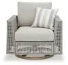 Ashley Furniture P798-821 Seton Creek - Swivel Lounge With Cushion - Gray