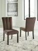 Ashley Furniture PCD581-01 Jeshina - Dining Upholstered Side Chair (Set of 2) - Mocha