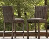 Ashley Furniture P750-130 Paradise Trail - Barstool (Set of 2) - Medium Brown