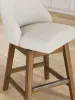 Ashley Furniture D974-324 Cabalynn - Upholstered Swivel Barstool (Set of 2) - Oatmeal / Light Brown