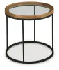 Ashley Furniture T502-6 Noraluna - Round End Table - Medium Brown