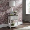 Liberty Furniture 244-BR63 Magnolia Manor - Leg Nightstand - Antique White