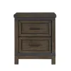 Liberty Furniture 759-BR60 Thornwood Hills - 2 Drawer Nightstand - Rock Beaten Brown