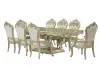 New Classic 40-992-DT Monique - Dining Table Top & Base - Pearl Silver