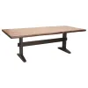 CoasterElevations 110331-S6 Bexley - 6 Piece Rectangular Live Edge Dining Table Set - Honey