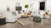 CoasterElevations 509891-S3 Ashlyn - 3 Piece Upholstered Sloped Arm Sofa Set - White