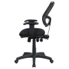 CoasterEssence 800019 Rollo - Upholstered Adjustable Ergonomic Office Chair - Black