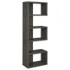 CoasterEveryday 800552 Joey - 5-Shelf Bookshelf - Weathered Gray