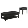 Coaster Fine Furniture 710578-S2 Concord - 2 Piece Coffee And End Table Set Distressed - Java