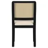 Coaster Fine Furniture 108932BLK Arini - Rattan Cane Dining Side Chair (Set of 2) - Black