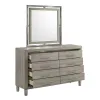 New Classic 00-B1248-DM New Classic 00-B1248-DM Lennox - Dresser & Mirror - Gray / Silver