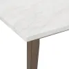 Liberty Furniture 618-T3864 Edison - Rectangular Leg Table With Faux Marble Top - Brownstone