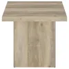 Coaster Fine Furniture 710878-S3 Devar - 3 Piece Square Coffee End Table Set - Distressed Pine