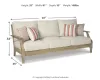 Ashley Furniture P801/838/835/820(2) Ashley Furniture P801/838/835/820(2) Clare View - 4 Pc. - Lounge Set - Beige