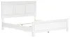 Ashley Furniture B680/31/36/46/56/58/94 Ashley Furniture B680/31/36/46/56/58/94 Fortman - 6 Pc. - Dresser, Mirror, Chest, California King Panel Bed - White