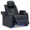 Ashley Furniture 3660313 Ashley Furniture 3660313 Fyne-Dyme - Power Recliner/Adj Headrest - Sapphire