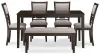 Ashley Furniture D422-325 Langwest - Dining Room Table Set (Set of 6) - Brown