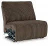 Ashley Furniture 92705S12 Ashley Furniture 92705S12 Top Tier - 4-Piece Reclining Sectional With Laf Press Back Chaise - Chocolate