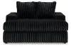 Ashley Furniture 9810315 Midnight-Madness - Oversized Chaise - Onyx