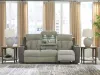 Ashley Furniture PC6320415 WhipLash - Power Reclining Sofa With Adj Headrest - Sisal