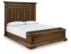 Ashley Furniture PCB949B9 Ashley Furniture PCB949B9 Frantanna - California King Panel Storage Bed - Brown