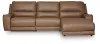 Ashley Furniture PCU62606S22 Ashley Furniture PCU62606S22 DeepWakes - 3-Piece Power Reclining Sofa With RAF Press Back Power Chaise - Caramel
