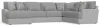 Jackson Furniture Industries 3480/75/30/72-18 Jackson Furniture Industries 3480/75/30/72-18 Titan - 3 Piece Sectional With Comfort Coil Seating And 9 Included Accent Pillows (Left Side Facing Chaise) - Moonstruck