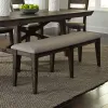 Liberty Furniture 152-C9001B Liberty Furniture 152-C9001B Double Bridge - Dining Bench - Dark Chestnut
