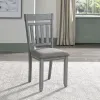 Liberty Furniture 131-C6501S Newport - Splat Back Side Chair - Smokey Gray / Carbon Gray