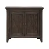 Liberty Furniture 297-BR63 Paradise Valley - 2 Door Bedside Chest With Charging Station - Saddle Brown