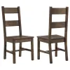 CoasterEveryday 107042 Coleman - Dining Side Chair (Set of 2) - Rustic Golden Brown