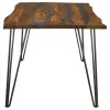 CoasterEssence 193861 Neve - Live Edge Dining Table - Gray Sheesham