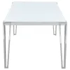 CoasterElevations 193001 Pauline - Rectangular Glass Top Dining Table - Chrome