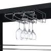 CoasterEssence 100165 Prescott - Rectangular Home Wine Table - Black High Gloss