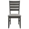 CoasterEveryday 102722GRY Dalila - Wood Dining Side Chair (Set of 2) - Dark Gray