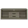 Coaster Fine Furniture 701024-SET Burke - 3 Piece TV Entertainment Center - Gray Driftwood