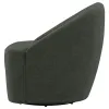 Coaster Fine Furniture 903075 Leon - Upholstered Barrel Accent Swivel Chair - Hunter Green