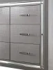 Furniture of America CM7979SV-EK-BED Bellanova - Eastern King Bed - Silver