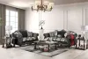 Furniture of America SM6432-LV Ronja - Loveseat - Black