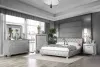 Furniture of America CM7056SV-CK-BED-VN Juilliard - California King Bed - Silver