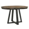 Intercon HP-TA-4260G-BBP-C Harper - Round Counter Table - Brushed Brown / Pecan