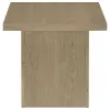 Coaster Fine Furniture 710917 Devar - Square Engineered Wood Side End Table - Latte